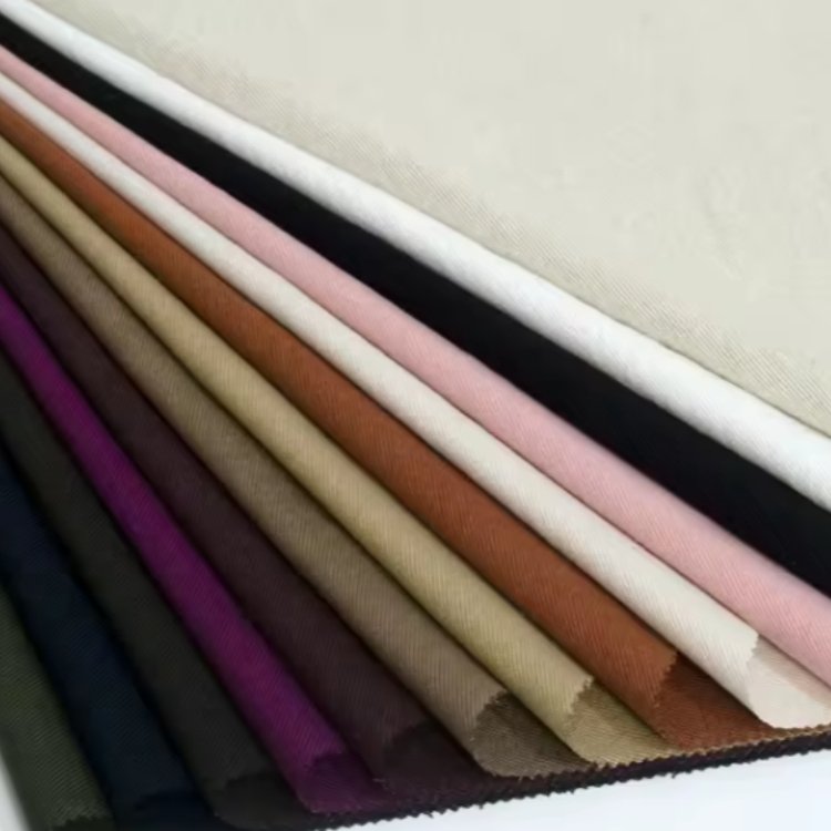 M1619# 20% Linen 80% Cotton Twill Fabric 265gsm 145cm Breathable Soft Textured Textile for Shirts Boys Girls Curtain Sofa